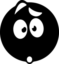 Confused Face Vinyl Svg File, Free Vectors File
